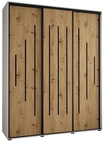 Skriňa 45 Canaris 12 190 biela/artisan/čierna