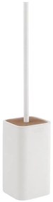 Gedy - Stojacia WC štetka NINFEA biela/bambus