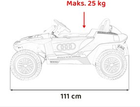 Ramiz Audi RSQ E-TRON vozidlo Sivá