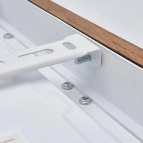 Brilagi-LED Stmievateľné svietidlo WOODY FRAME LED/24W/230V dub 30x30 cm IP44 + DO