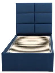 Čalúnená posteľ TORES bez matraca rozmer 90x200 cm Svetlosivá