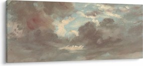 Obraz - John Constable, Cloud Study Stormy Sunset, reprodukcia (120x50 cm)