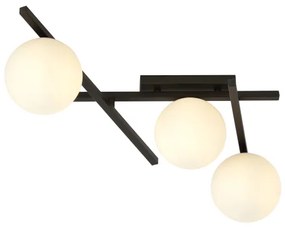 Stropné svietidlo SMART 3xE14/10W/230V čierna/biela