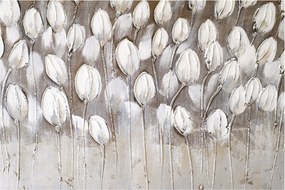 Obraz - Štruktúrované tulipány (90x60 cm)