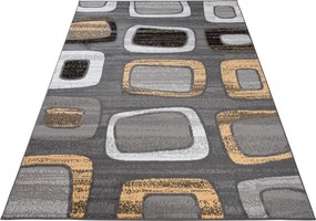 TA Koberec T965C TMAVO ŠEDÁ MAYA PP EYM Rozmer: 130x190 cm