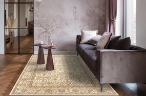 Koberec SOHO 477.27.LA100 OSTA geometrický naturálny béžový