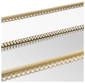 Kovové dekoračné tácky v súprave 2 ks 14x24 cm – Casa Selección