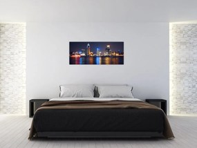 Obraz - Reflekce noci (120x50 cm)