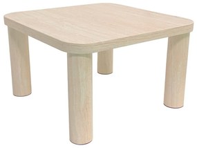 Béžový konferenčný stolík v dekore mramoru 60x60 cm Solano – Actona