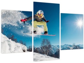 Obraz - Snowboardista (90x60 cm)