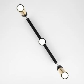 Jupiter 2007 - Luster na lanku ALAS 3xGU10/10W/230V zlatá/čierna