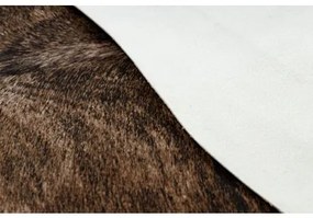 Kobercová umelá hovädzia koža, krava G5068-1 hnedá koža Veľkosť: 100x150 cm