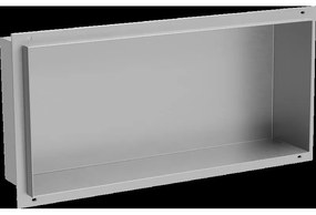 Mexen X-Wall-NR zapustená polica bez obruby 45 x 20 cm, inox - 1911452010
