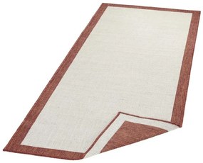 NORTHRUGS - Hanse Home koberce Kusový koberec Twin-Wendeteppiche 103106 creme terra – na von aj na doma - 80x150 cm