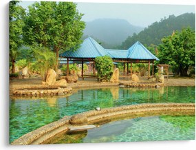 Obraz - Shanghai hotel park (70x50 cm)