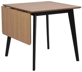 Jídelní rozkládací stůl Roxby 80/120 cm dub riviéra/černý