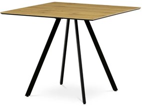 Autronic BONTEC Jedálenský stôl 90x90cm, lamino, sivý dub, HT-R5190 GREY Farba: Šedá