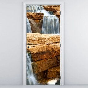 Fototapeta na dvere - Vodopády (95x205cm)