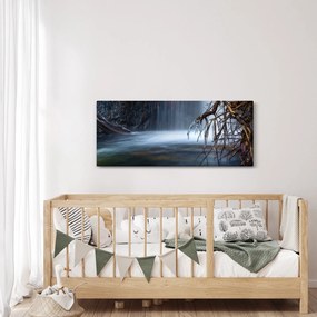 Obraz zimné lagúny (120x50 cm)