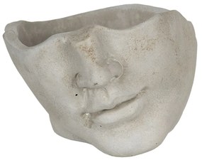 Kvetináč v dizajne nedokončenej sochy hlavy - 21 * 19 * 14 cm