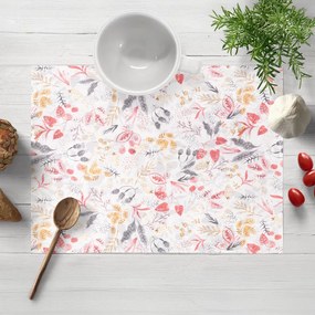 Biante Dekoračné prestieranie na stôl Leona LN-126 Červené a žlté lístky 35x45 cm