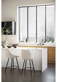 Béžové barové stoličky v súprave 2 ks (výška sedadla 67 cm) Sierra – Rowico