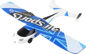 LEAN Toys RC lietadlo 4D-G3 svetlá bielo-modré