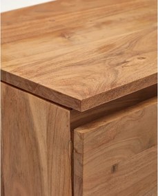 TV stolík z masívu akácie v prírodnej farbe 150x58x40 cm Uxue – Kave Home