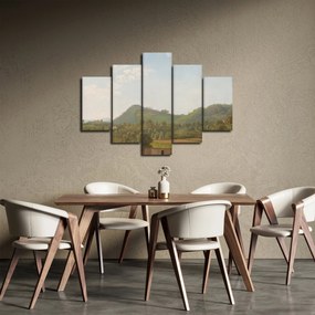 Obraz - Simon Denis,  View Near Naples, reprodukcia (150x105 cm)