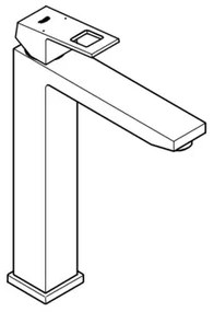 Umývadlová batéria vysoká GROHE Eurocube chrómová 23406000