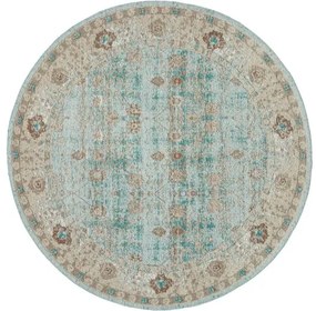 Okrúhly ženilkový koberec Rimini