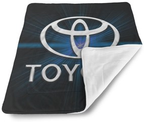 Sablio Deka pre bábätko Toyota Blue Glow - 80x100 cm