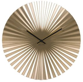 Hodiny v zlatej farbe Karlsson Sensu, ⌀ 40 cm