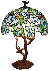 Stolní Tiffany lampa Caresse - Ø 42*49 cm