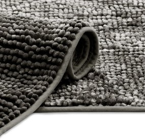 Tmavosivé WC kúpeľňové predložky v súprave 2 ks 80x50 cm Bati – Restilo