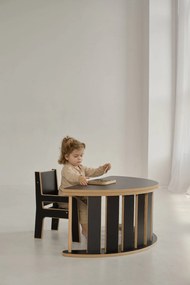 Detská stolička čierna S/M