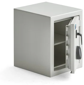 Bezpečnostná skrinka CONTAIN, elektronický zámok, 450x350x400 mm, biela |  BIANO