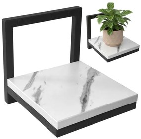 Stojan na kvety TORGET biely mramor