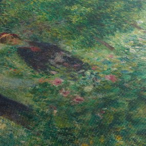 Obraz - Auguste Renoir, Picking Flowers, reprodukcia (120x50 cm)