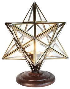 Stolová lampa v tvare hviezdy Star - 31*31*36 cm E27/max 1*40W