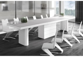 Luxusný rozkladací jedálenský stôl  KOLOS 140  MATNY  /až 332cm/ viac farieb