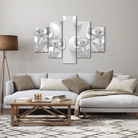 Obraz - Kvetinový dizajn (150x105 cm)