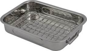 Pekáč s roštom Steel 35x25 cm%
