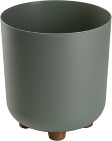 PLASTOVÝ KVETINÁČ TERRA 19,5X21 CM MÄTOVÁ