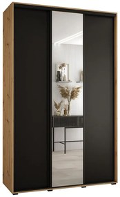 Skriňa 45 Canaris 3 180 artisan/čierna/čierna