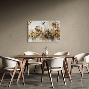 Obraz - Abstraktná kvetinová maľba (90x60 cm)