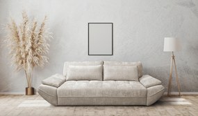 XXXLutz ROZKLADACIA POHOVKA, drevo, textil, kompozitné drevo, piesková MID.YOU - Sedačky - 000694009901