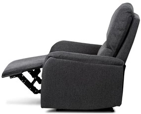 BONTEC Polohovacie kreslo, sivá, látka, TV-5060 GREY2 Farba: Šedá
