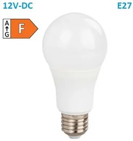 Diolamp SMD LED žiarovka matná Special Voltage A60 10W/12V-DC/E27/6000K/910Lm/230°