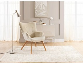 Béžové menčestrové kreslo Niko – Ropez